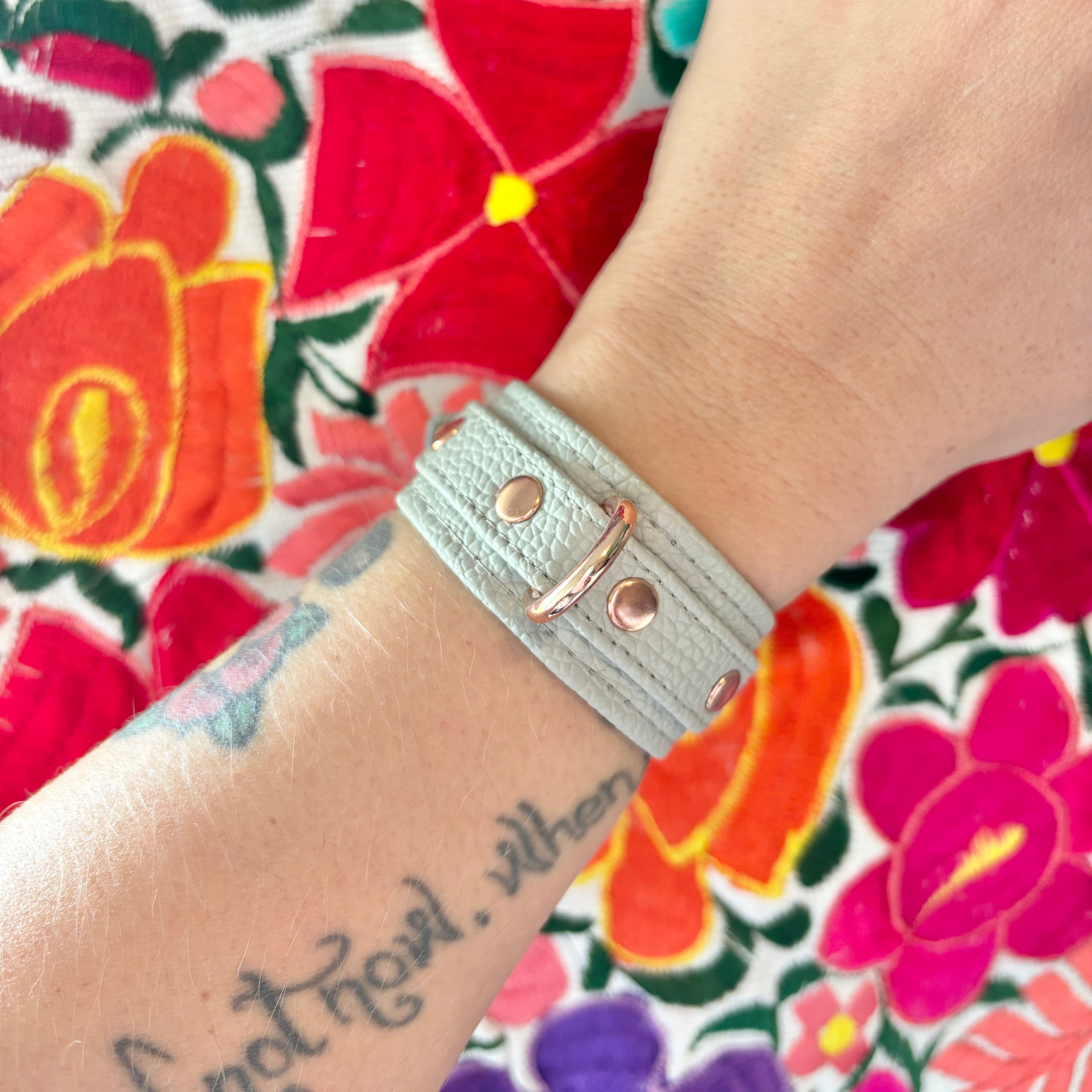 Dove Gray Deluxe Bondage Cuffs Cuffs Restrained Grace