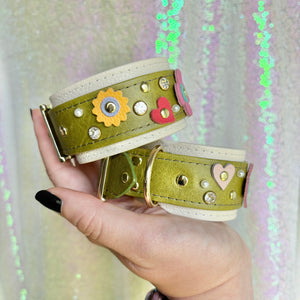 Sample Sale - Vintage Wildflower Garden Bold Cuffs - 7"-9" Sample Sale Restrained Grace