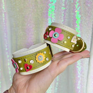 Sample Sale - Vintage Wildflower Garden Bold Cuffs - 7"-9" Sample Sale Restrained Grace