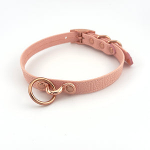 Peach Cutie Petite BDSM Collar Collar Restrained Grace