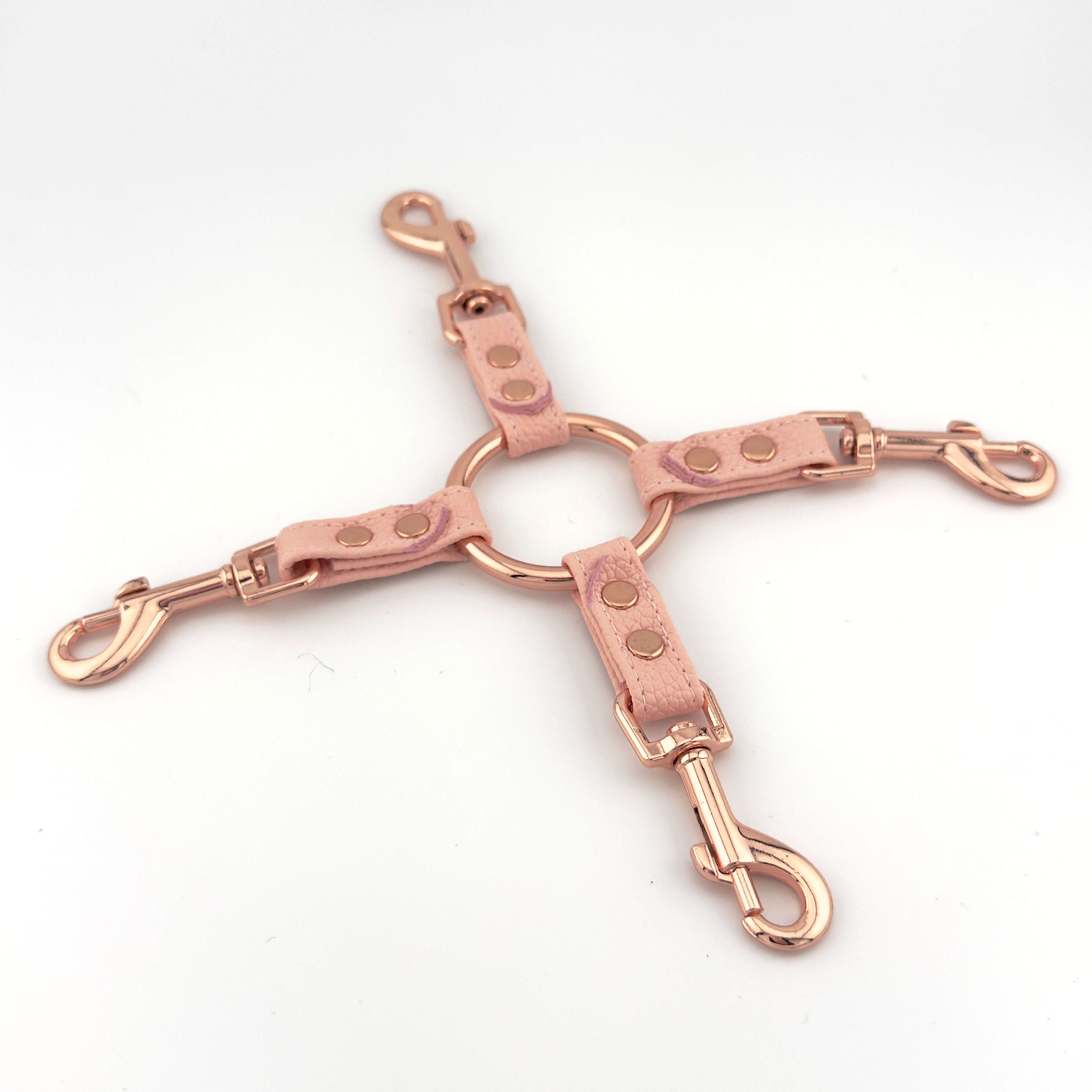 Peach Cutie BDSM Hogtie Bondage Strap Restrained Grace
