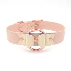 Design Your Own Ring & Bow BDSM Collar Collar Restrained Grace