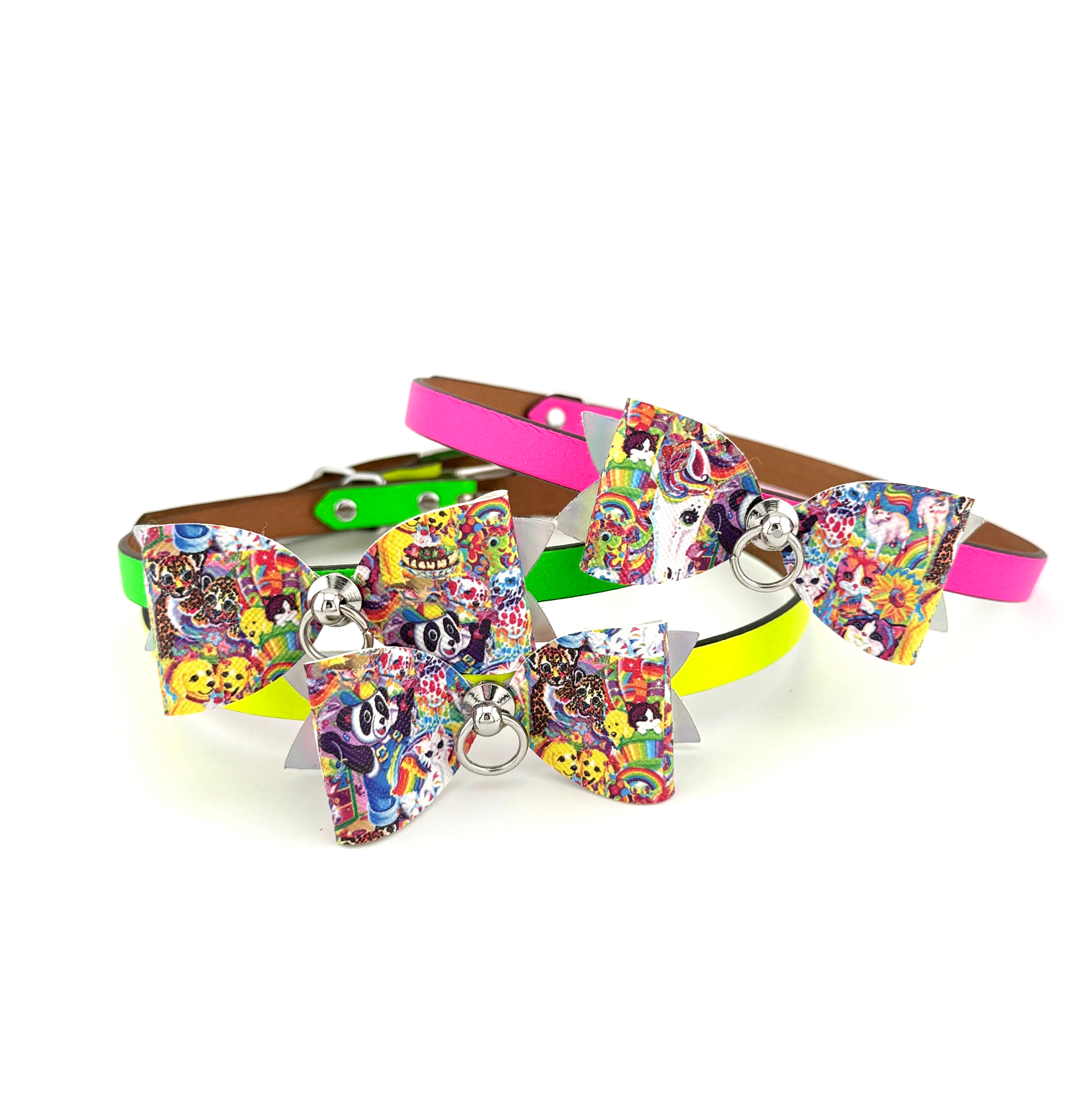 Frankly 90's Print Neon Collar - Limited Edition Cuffs Restrained Grace