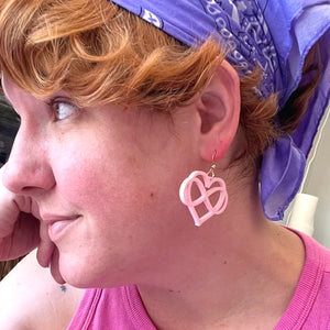 Design Your Own Polyamory Symbol Earrings Earrings Restrained Grace