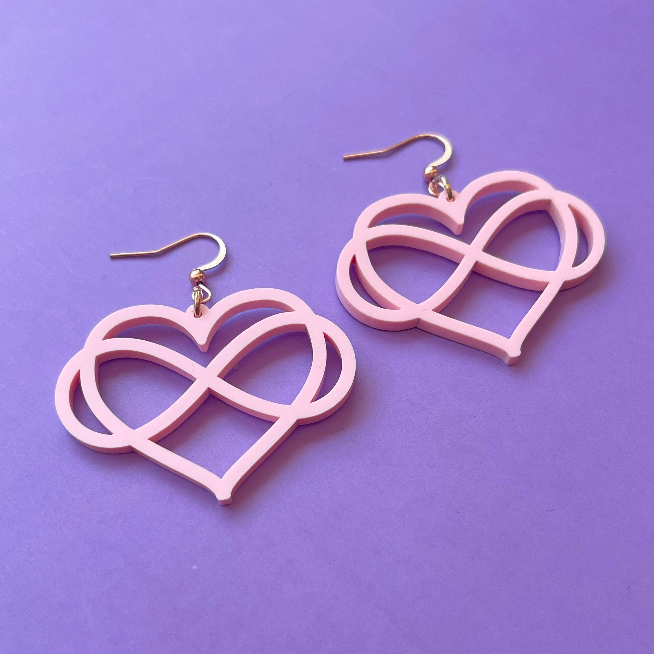 Design Your Own Polyamory Symbol Earrings Earrings Restrained Grace
