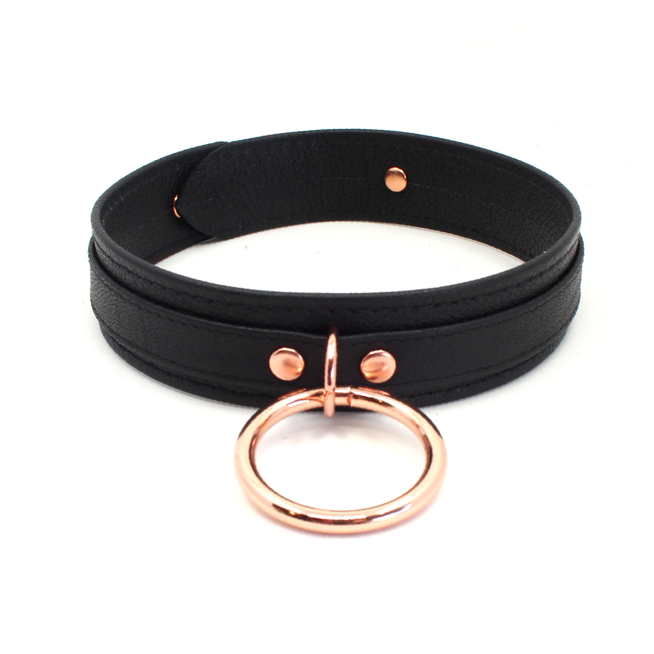 Design Your Own Deluxe Leather Bondage Collar Collar Restrained Grace