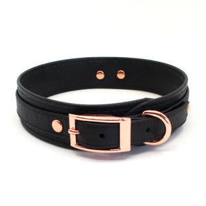 Design Your Own Deluxe Leather Bondage Collar Collar Restrained Grace