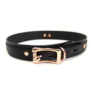 Design Your Own Deluxe Leather Bondage Collar Collar Restrained Grace