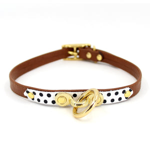 Design Your Own Petite Pattern Leather Bondage Collar Collar Restrained Grace