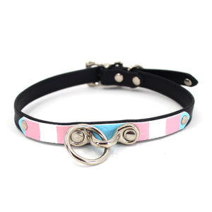 Design Your Own LGBTQ Pride Petite BDSM Collar Collar Restrained Grace