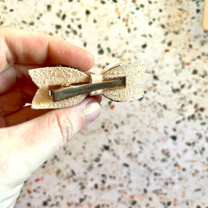 Sample Sale - Hair Bow - Blush Christmas Floral Sample Sale Restrained Grace