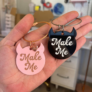 Make Me - Brat Keychain/Bag Tag Keychain Restrained Grace