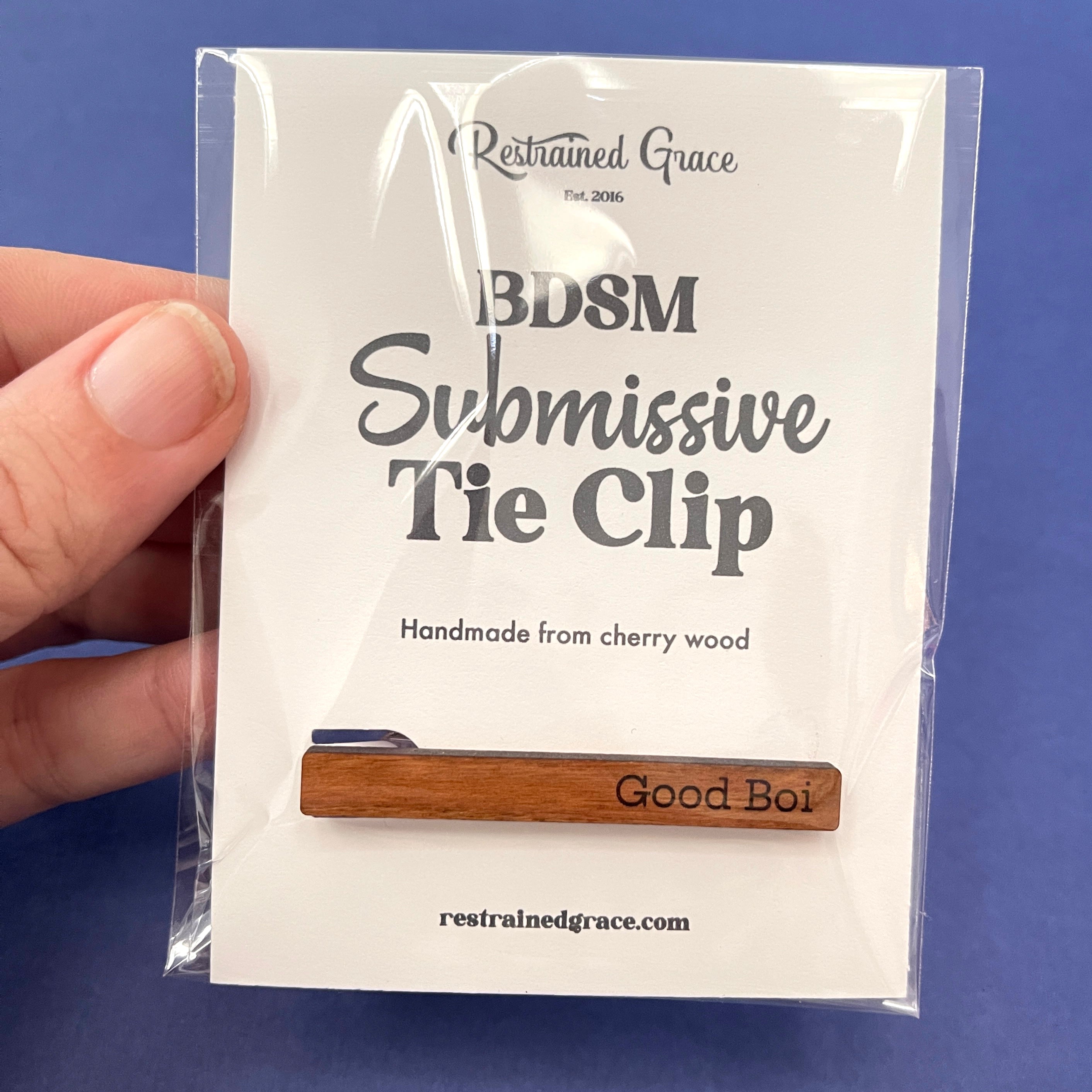Sample Sale - Tie Clip - Good Boi Sample Sale Restrained Grace