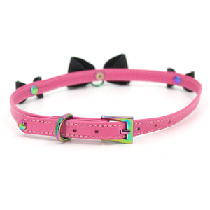 Design Your Own Kitten Bow Mini Collar - BDSM Day Collar Collar Restrained Grace