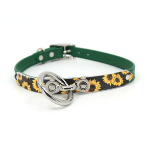Design Your Own Petite Pattern Leather Bondage Collar Collar Restrained Grace