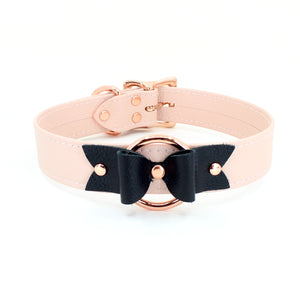 Design Your Own Ring & Bow BDSM Collar Collar Restrained Grace