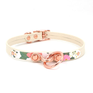 Design Your Own Petite Pattern Leather Bondage Collar Collar Restrained Grace