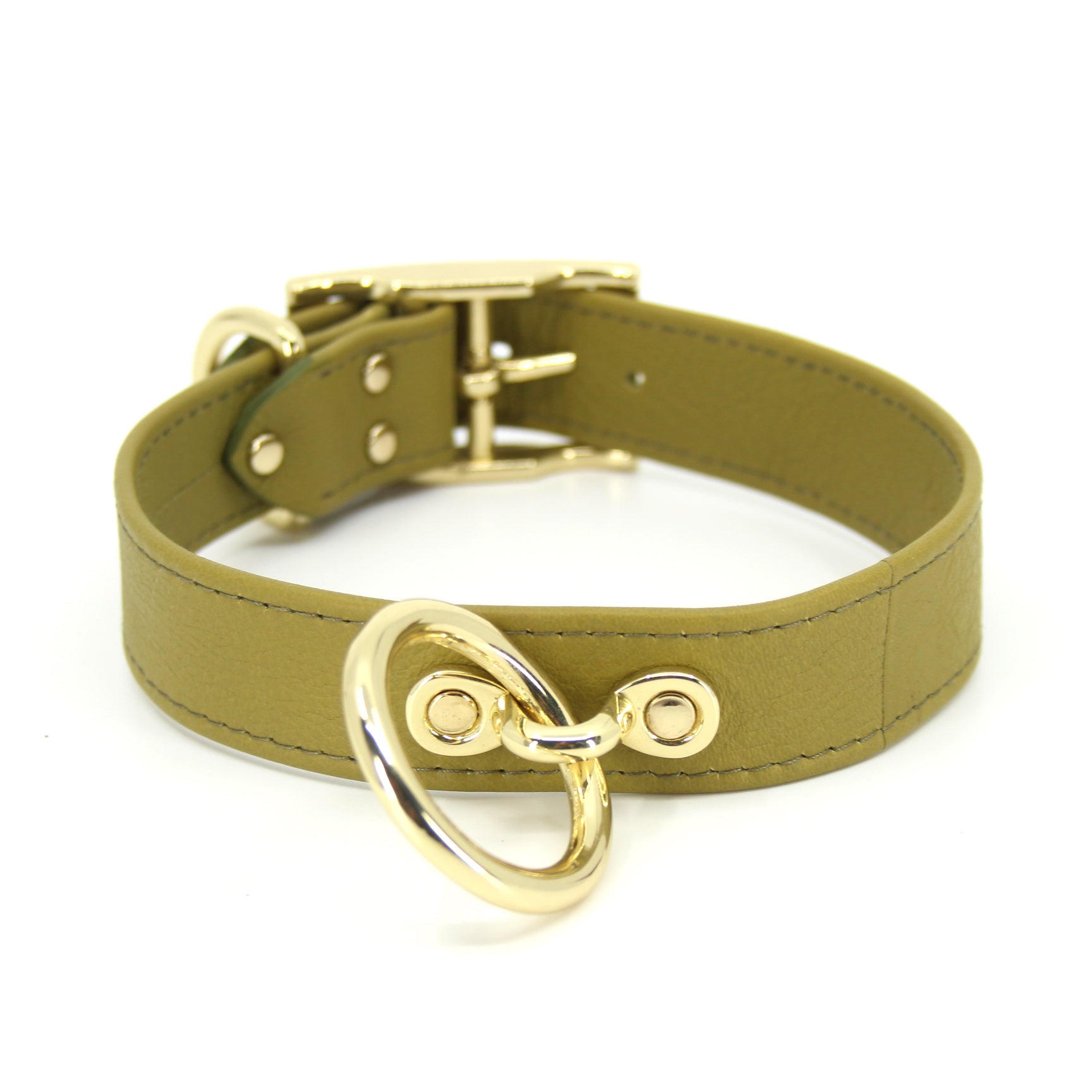 Design Your Own Classic Leather Bondage Collar Collar Restrained Grace