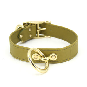 Design Your Own Classic Leather Bondage Collar Collar Restrained Grace