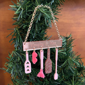 Implement Rack Christmas Ornament Ornament Restrained Grace Blush Pink & Rose Gold