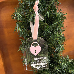 Personalized Christmas Together Subtle Dom/sub Ornament Ornament Restrained Grace