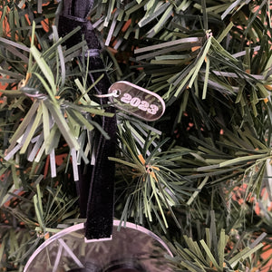 Personalized Our First Christmas Subtle Polyamory Ornament Ornament Restrained Grace