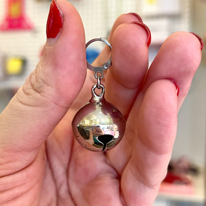 Pet Play Bell Collar Tag Collar Tag Restrained Grace Silver