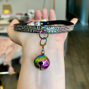 Pet Play Bell Collar Tag Collar Tag Restrained Grace