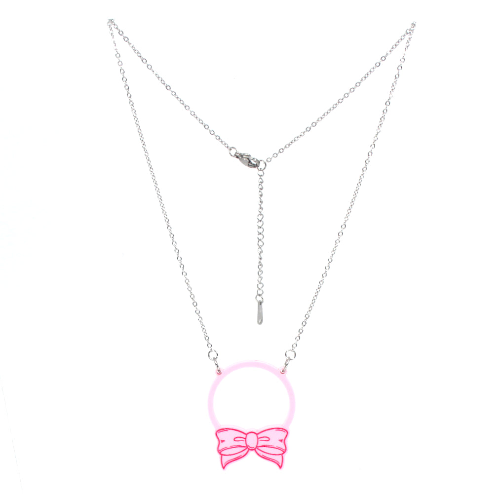 Coquette Bow Ring of O Necklace Necklace Restrained Grace