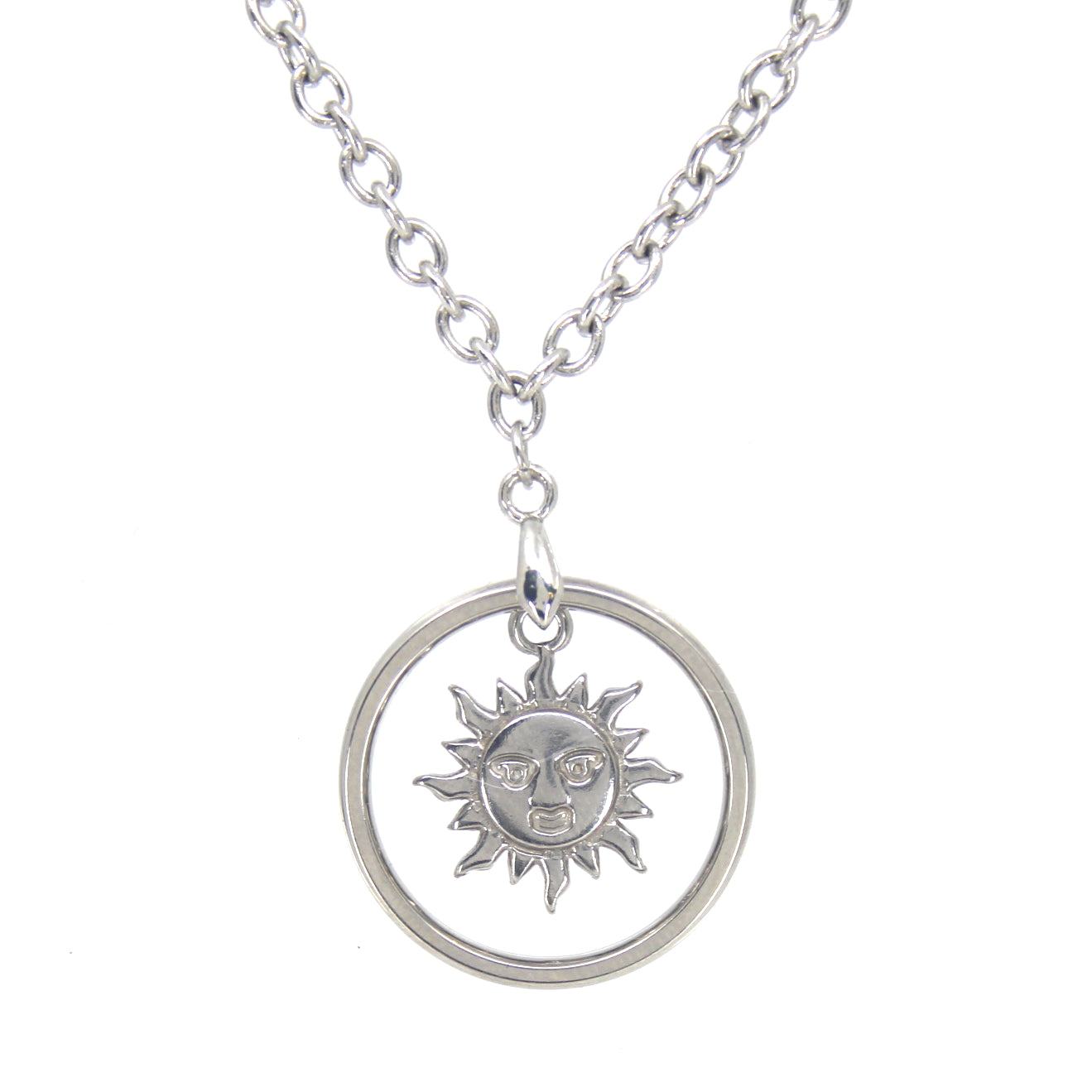 Celestial Sun Day Collar - Stainless Steel Day Collar Restrained Grace