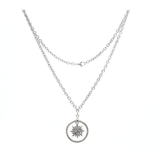 Celestial Sun Day Collar - Stainless Steel Day Collar Restrained Grace