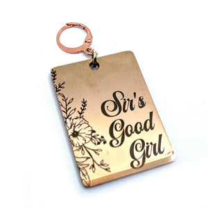 Design Your Own Steel Collar Tag - Rectangle Collar Tag Restrained Grace