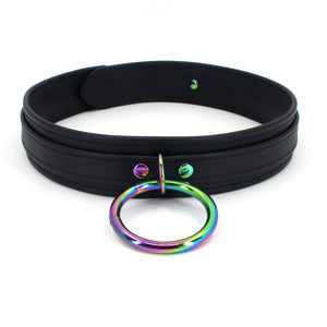 Design Your Own Deluxe Leather Bondage Collar Collar Restrained Grace