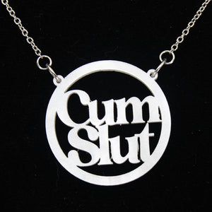 Cum Slut Ring of O Necklace Necklace Restrained Grace