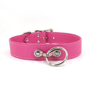 Design Your Own Classic Leather Bondage Collar Collar Restrained Grace