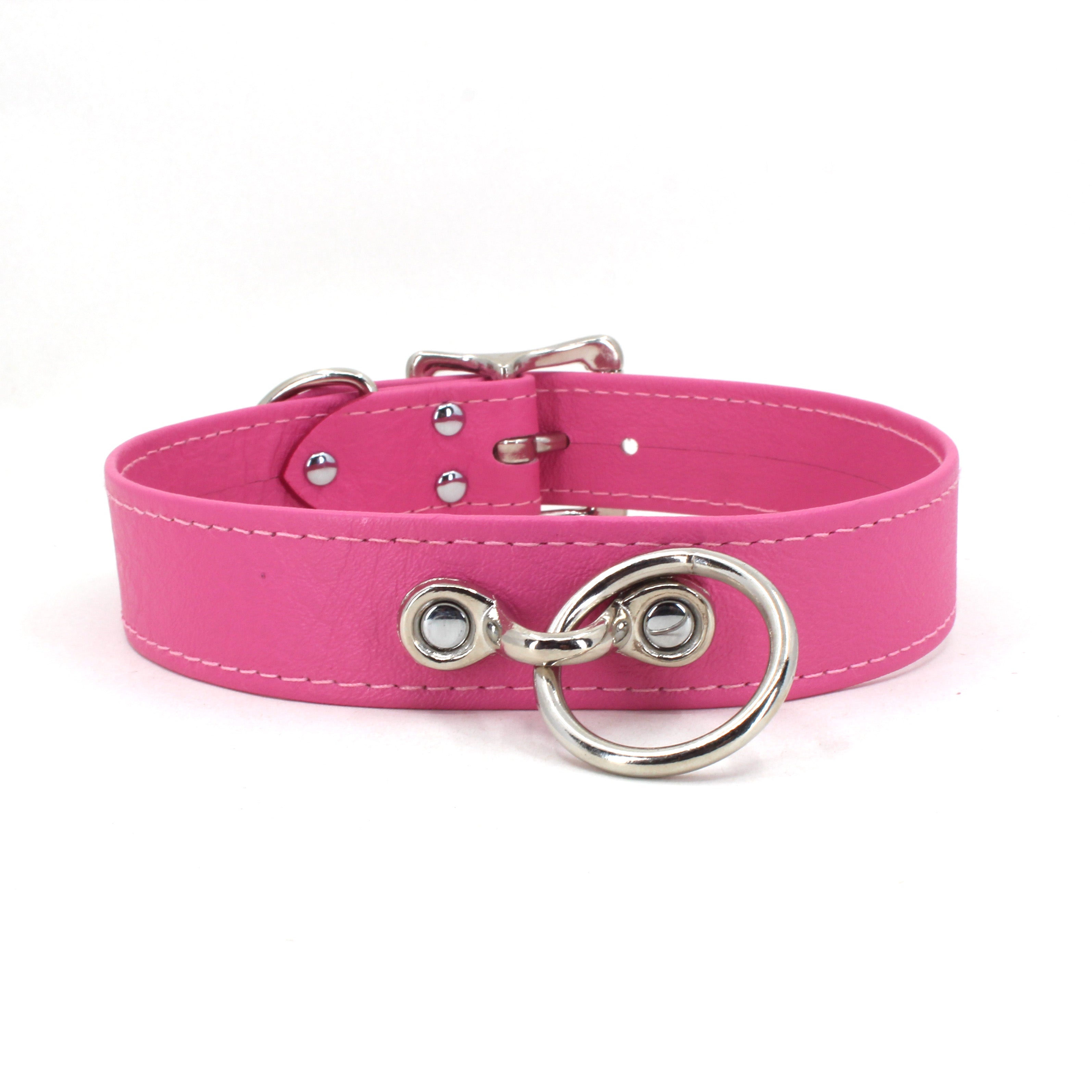 Design Your Own Classic Leather Bondage Collar Collar Restrained Grace