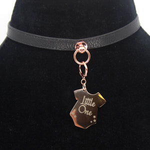 Design Your Own Steel Collar Tag - Onesie Collar Tag Restrained Grace