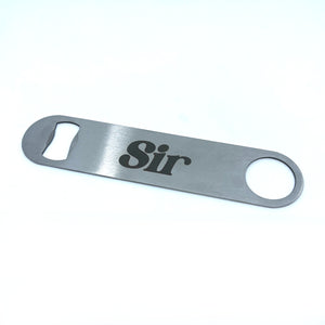 Custom Engraved Steel Speed Bottle Opener - Dominant Gift Bottle Opener Restrained Grace