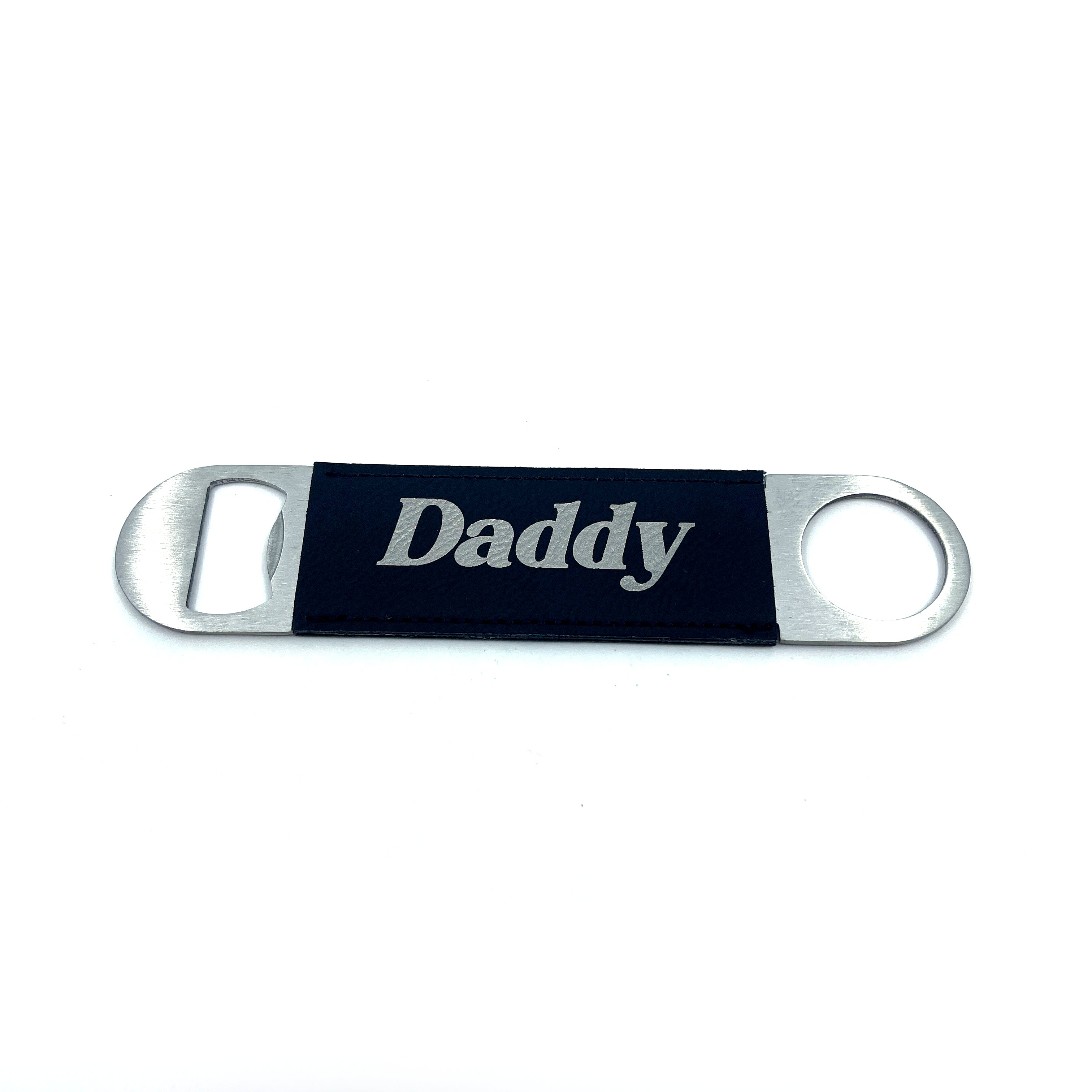 Custom Engraved Leather Wrapped Speed Bottle Opener - Dominant Gift Bottle Opener Restrained Grace