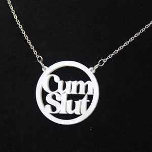 Cum Slut Ring of O Necklace Necklace Restrained Grace