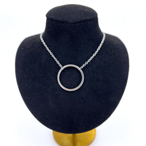 Dainty Ring of O Day Collar - Stainless Steel Day Collar Restrained Grace Silver