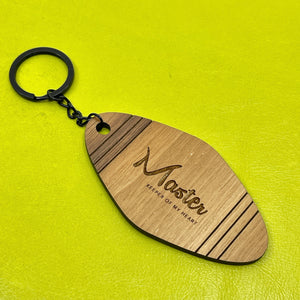 Keeper of My Heart - Personalized BDSM Dominant Motel Keychain Keychain Restrained Grace