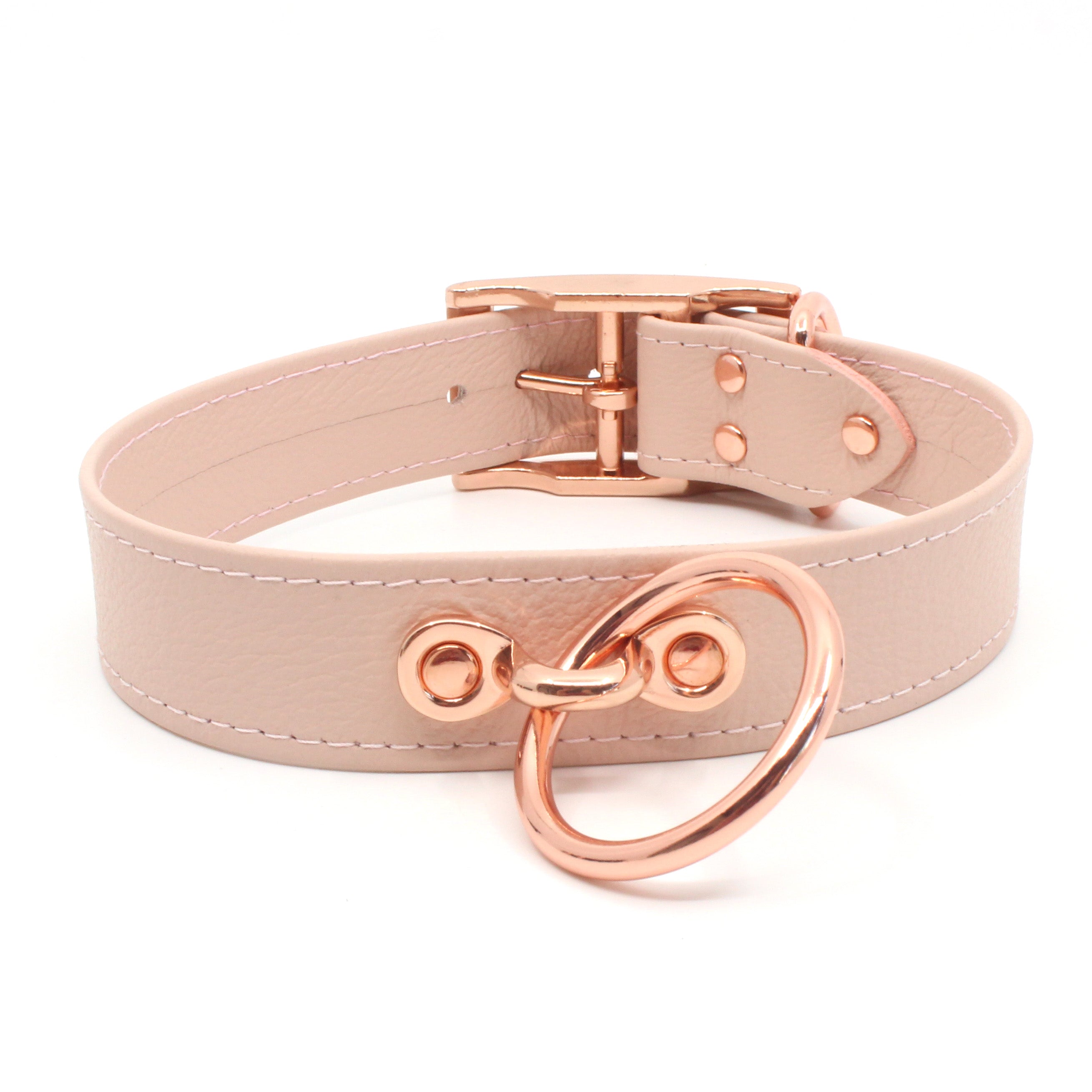 Design Your Own Classic Leather Bondage Collar Collar Restrained Grace