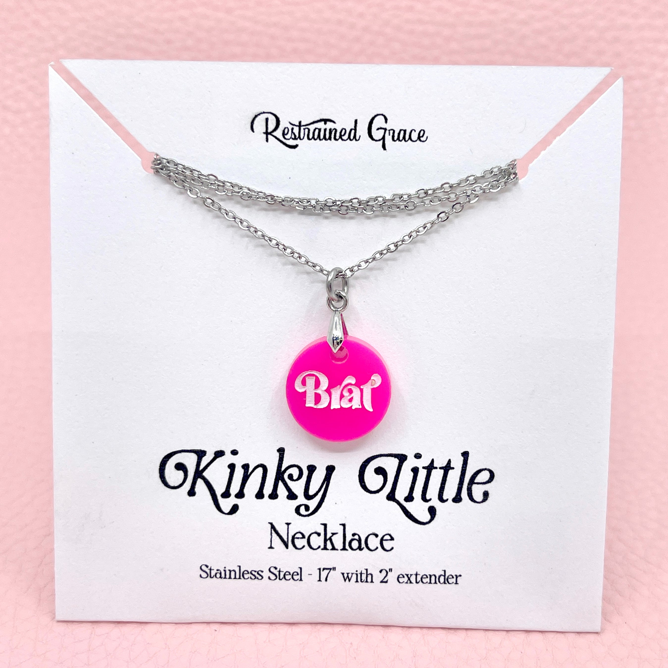 Kinky Little Brat Necklace Necklace Restrained Grace