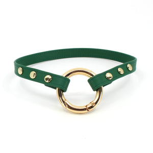 Design Your Own Studded Sleek Ring of O Collar Collar Restrained Grace