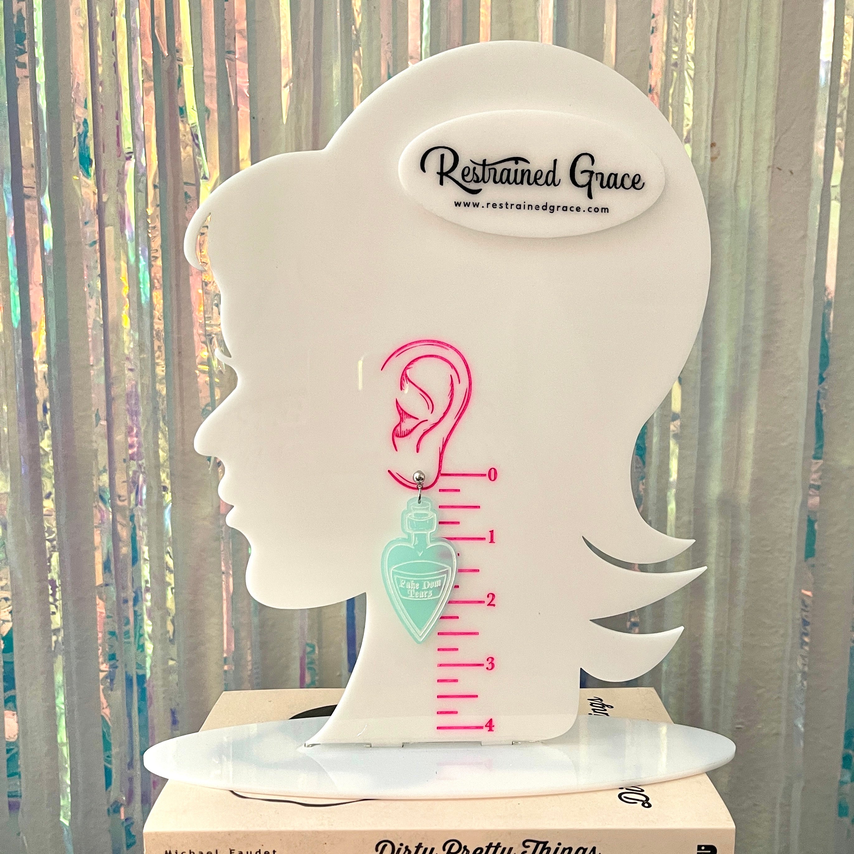 Fake Dom Tears Witchy Bottle Earrings Earrings Restrained Grace