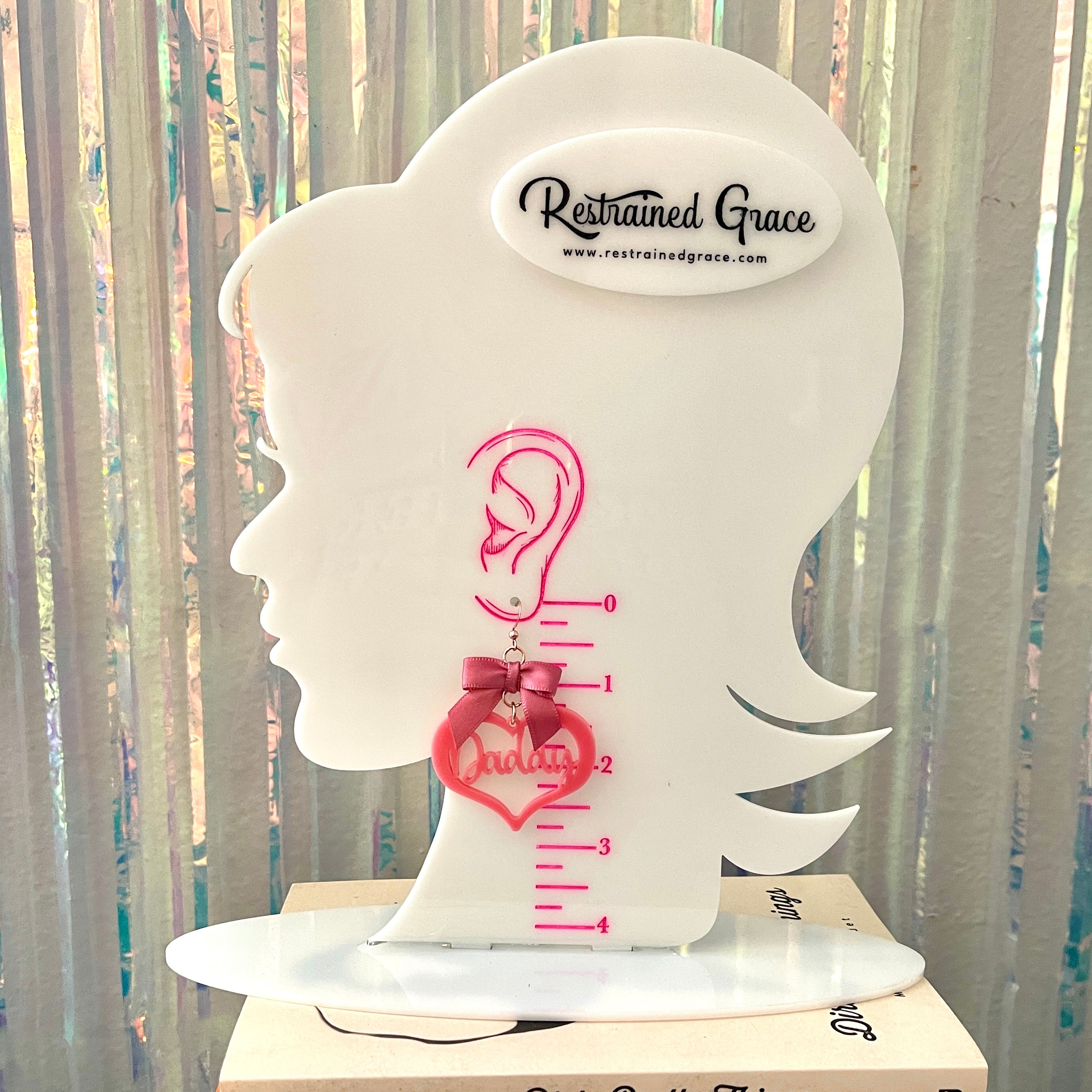 Design Your Own Femme Domme Daddy Earrings Earrings Restrained Grace