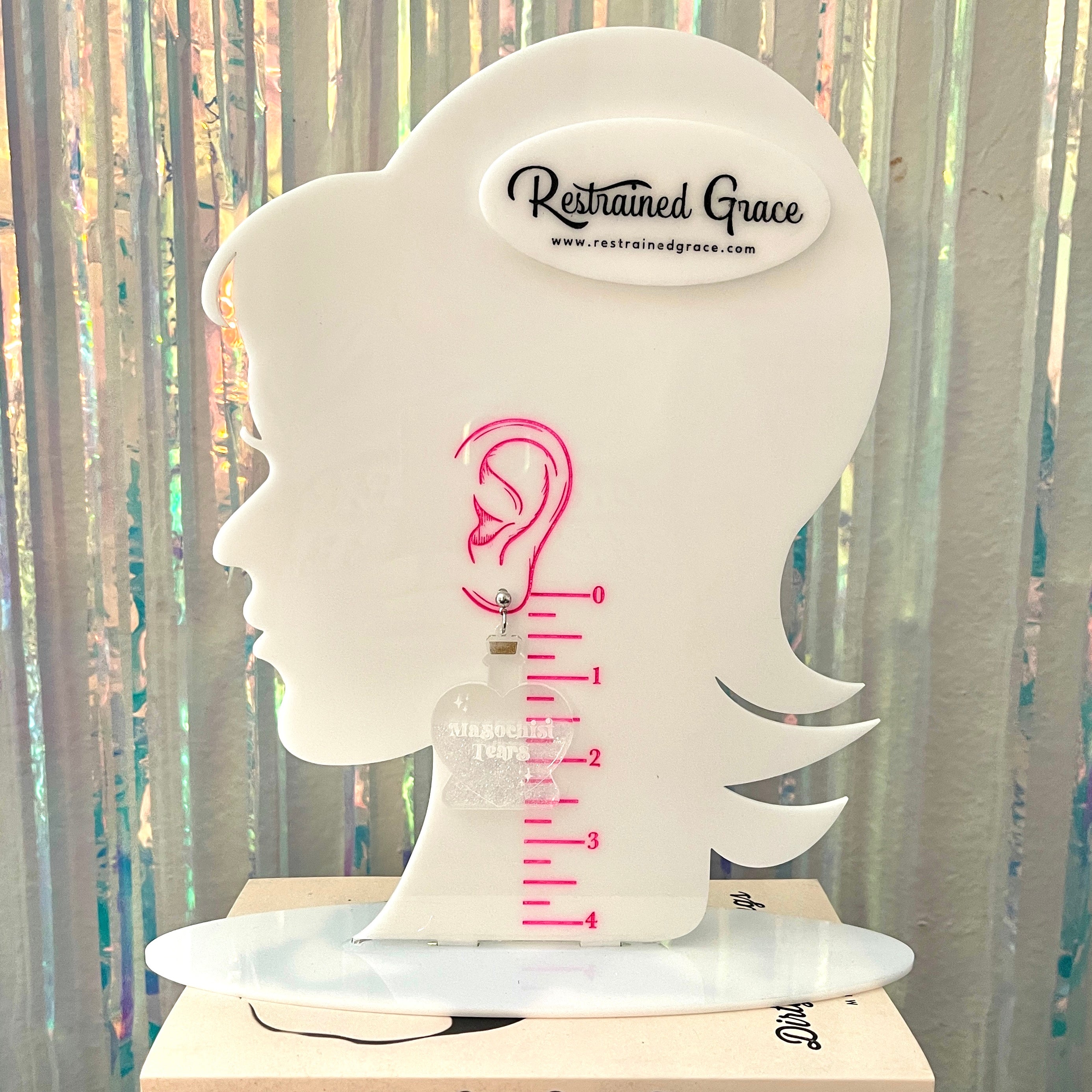 Masochist Tears Potion Bottle Earrings Earrings Color & Camp