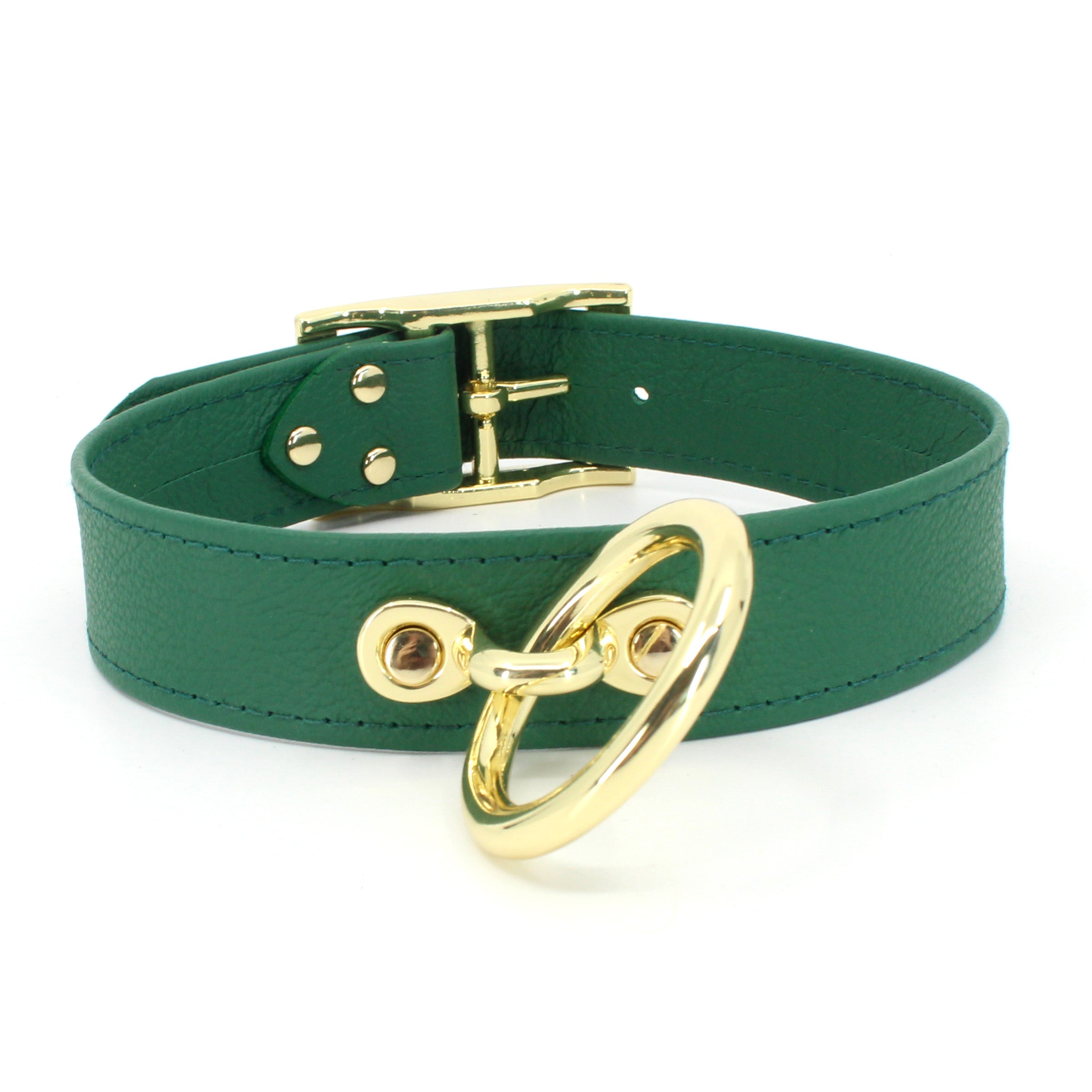 Design Your Own Classic Leather Bondage Collar Collar Restrained Grace