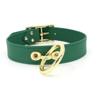 Design Your Own Classic Leather Bondage Collar Collar Restrained Grace